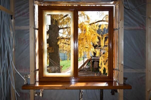 Установка деревянных окон