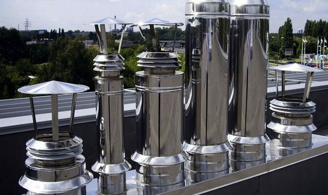 дымоходные трубы из нержавейки